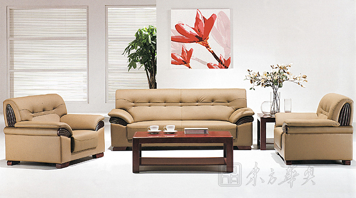 Office Sofa|Traditional Leather Sofa|Office Furniture|Traditional Leather Sofa|真皮沙发 CG-CTZPSF-21