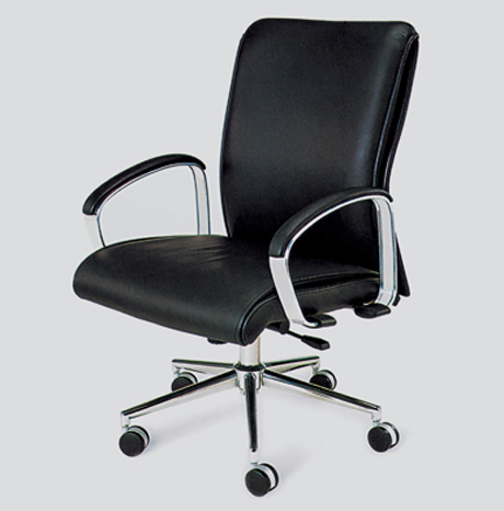 办公椅|现代真皮中班椅|办公家具|真皮中班椅|时尚中班椅|中背椅|主管椅|经理椅 CG-SSZBY-05