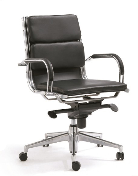 办公椅|现代真皮中班椅|办公家具|真皮中班椅|时尚中班椅|中背椅|主管椅|经理椅 CG-SSZBY-06