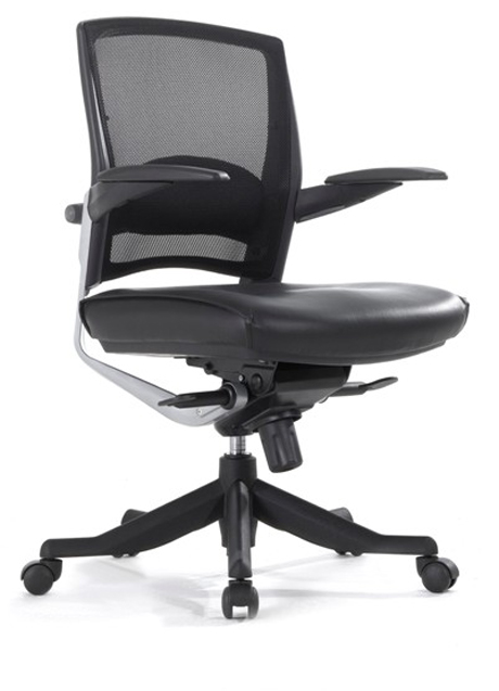 办公椅|现代真皮中班椅|办公家具|真皮中班椅|时尚中班椅|中背椅|主管椅|经理椅 CG-SSZBY-07