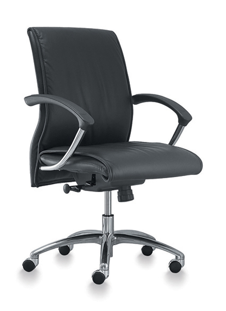 办公椅|现代真皮中班椅|办公家具|真皮中班椅|时尚中班椅|中背椅|主管椅|经理椅 CG-SSZBY-15