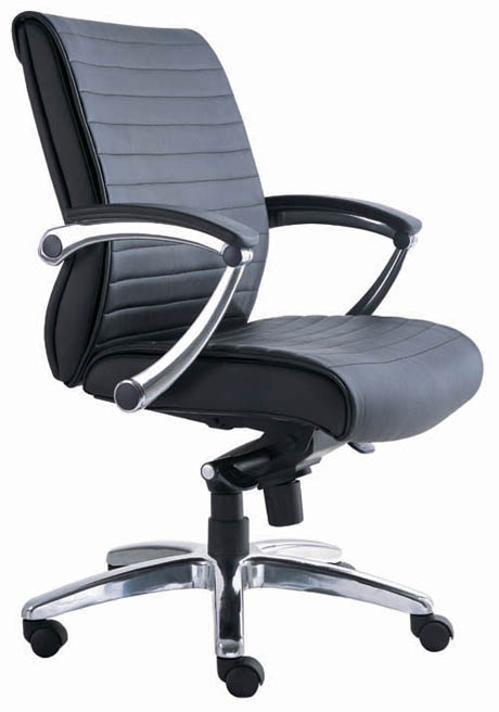 办公椅|现代真皮中班椅|办公家具|真皮中班椅|时尚中班椅|中背椅|主管椅|经理椅 CG-SSZBY-17