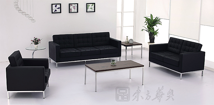 办公沙发|大堂沙发|办公家具|转角沙发|大堂沙发,真皮休闲沙发