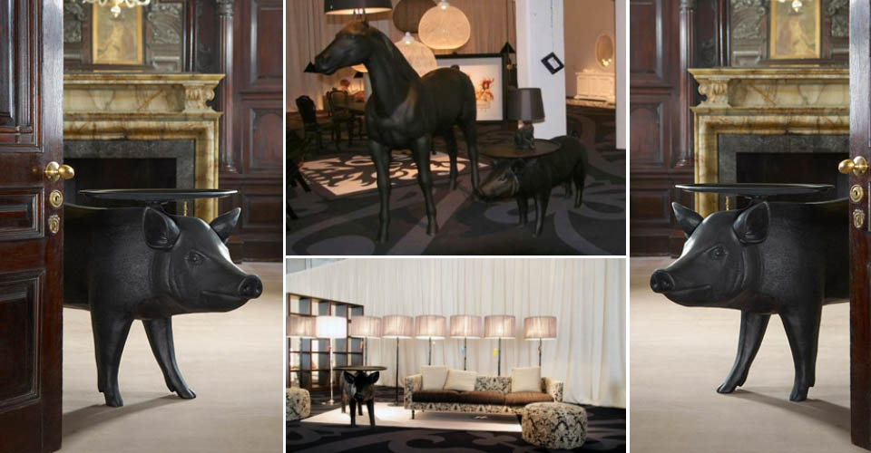 �ִ��������|̨��|�칫�Ҿ�|���� Moooi Pig Table ���i߅��